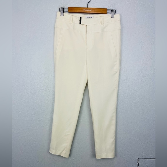 Helmut Lang Cream Ivory Trousers Pants - Picture 2 of 6